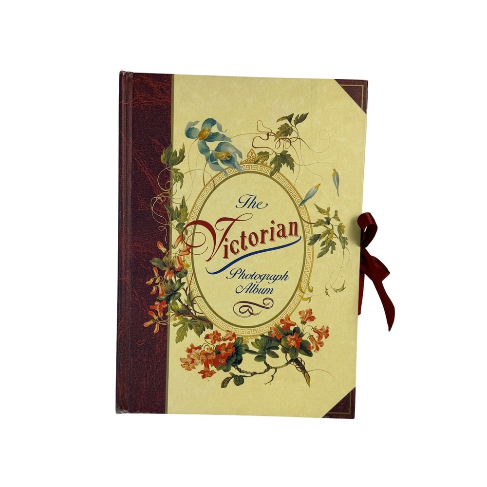 Vintage 90s The Victorian Photograph Album Floral Scrapbook Frames Flowers Birds